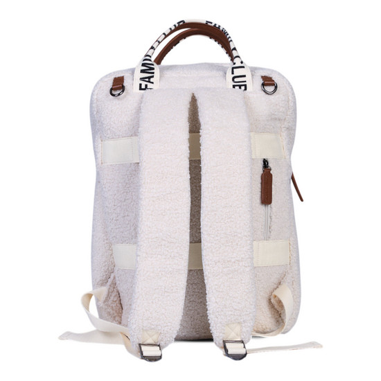 Childwood - Childhome Childhome | Sac à langer Family Club Sac à dos Signature Teddy Écru