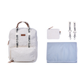 Childwood - Childhome Childhome | Wickeltasche Family Club Rucksack Signature Teddy Ecru