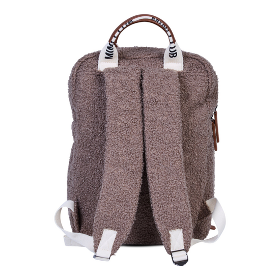 Childwood - Childhome Childhome | Mini Club Signature Teddy Soft Brown Backpack