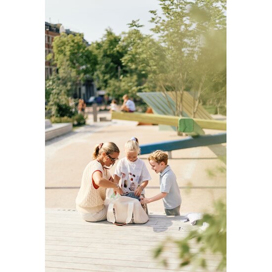 Childwood - Childhome Childhome | Verzorgingstas Mommy Club Signature Teddy Ecru