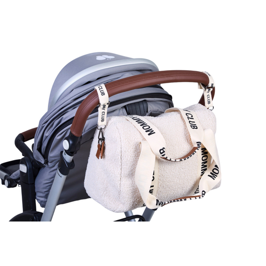 Childwood - Childhome Childhome | Wickeltasche Mommy Club Signature Teddy Ecru