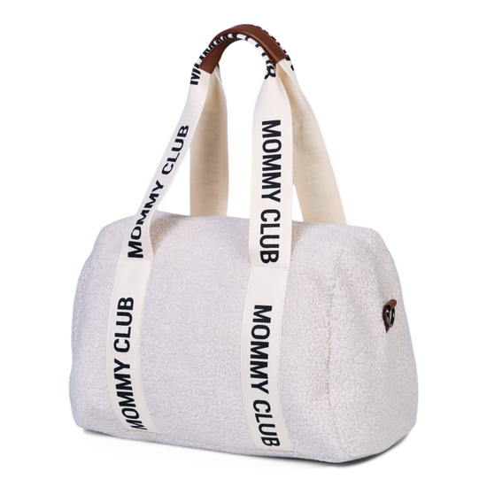 Childwood - Childhome Childhome | Mommy Club Signature Teddy Ecru Changing Bag