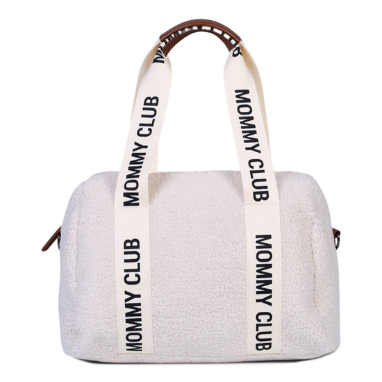 Childwood - Childhome Childhome | Mommy Club Signature Teddy Ecru Changing Bag