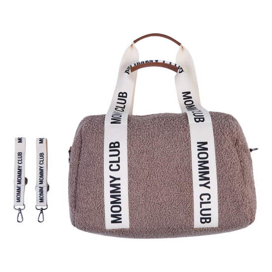 Childwood - Childhome Childhome | Wickeltasche Mommy Club Signature Teddy Soft Brown