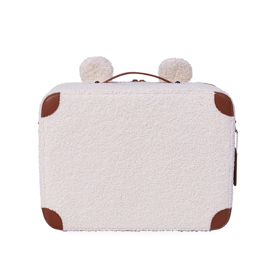 Childwood - Childhome Childhome | Reisekoffer Mini Traveller Teddy Off White