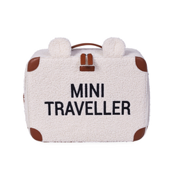Childhome | Mini Traveller Teddy Off White Suitcase