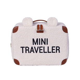 Childhome | Mini Traveller Teddy Off White Suitcase