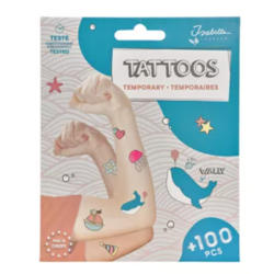 Isabelle Laurier | Tattoos Wally der Wal +100 Stück