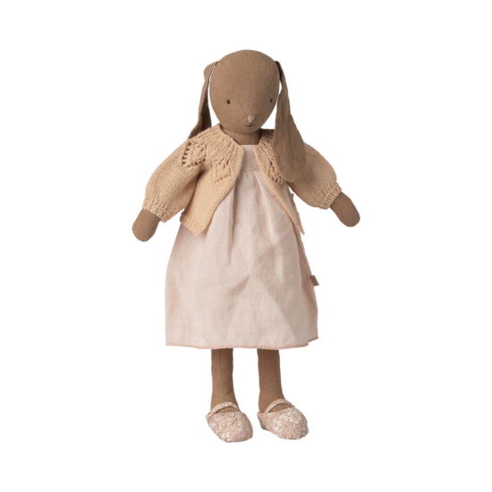 Maileg Maileg | Cardigan tricoté, taille 3 - Rose clair