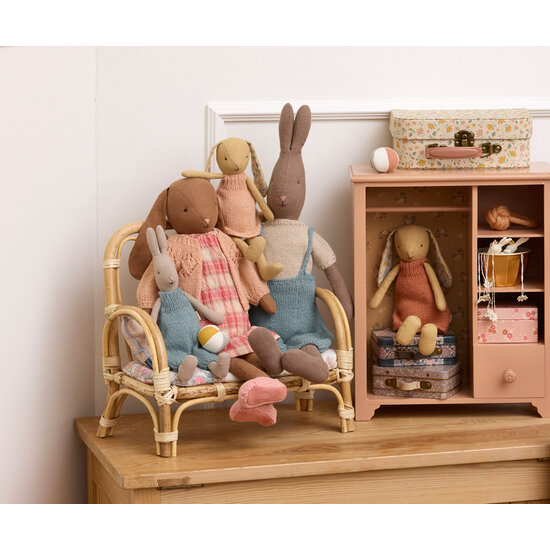 Maileg Maileg | Knitted cardigan, Size 3 - Light Rose