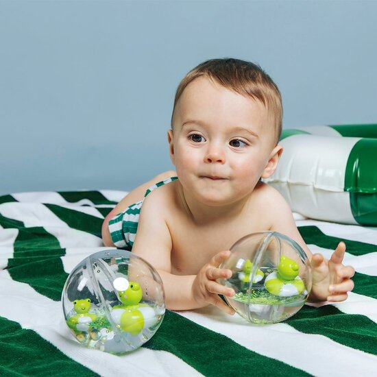 Petit Boum Petit Boum | Sensorischer Ball  Happy Bubble Froschchen