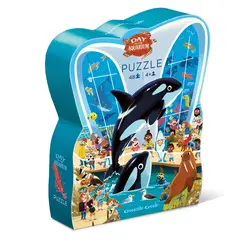 Crocodile Creek | Puzzle - Day at the Aquarium 48 Pieces