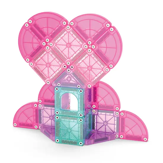 Magna-Tiles Magna-Tiles |  Micro Mags Heart to Heart Travel Set 26 Piece Set