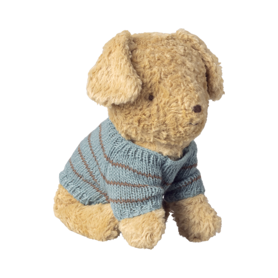 Maileg Maileg | Puppy supply, Small, Knitted sweater - Dusty blue
