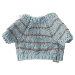 Maileg | Puppybenodigdheden Klein Gebreide Trui Stofblauw