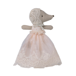 Maileg | Baby mouse in gown - Powder