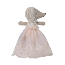 Maileg | Babymaus im Kleidchen – Puderfarben