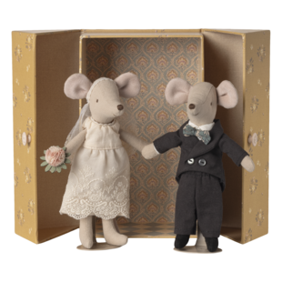 Maileg | Wedding mice couple in box, Mum and Dad