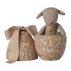 Maileg | Easter egg with micro lamb, Small - Powder