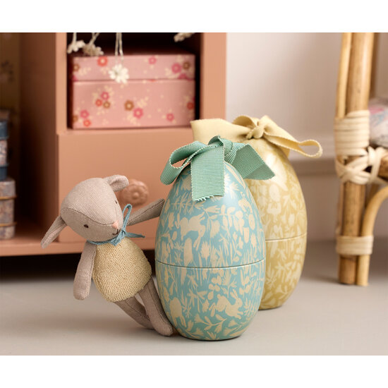 Maileg Maileg | Paasei Met Microlammetje Klein Dusty mint