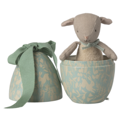 Maileg | Paasei Met Microlammetje Klein Stofachtig Mint