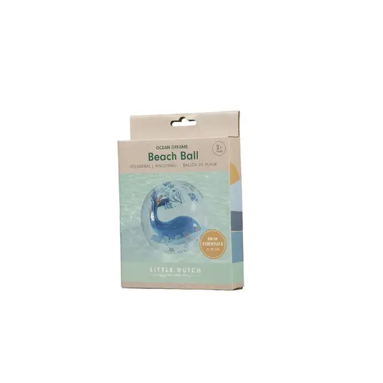 Little Dutch Little Dutch | Ocean Dreams Strandbal 3D Walvis Blauw