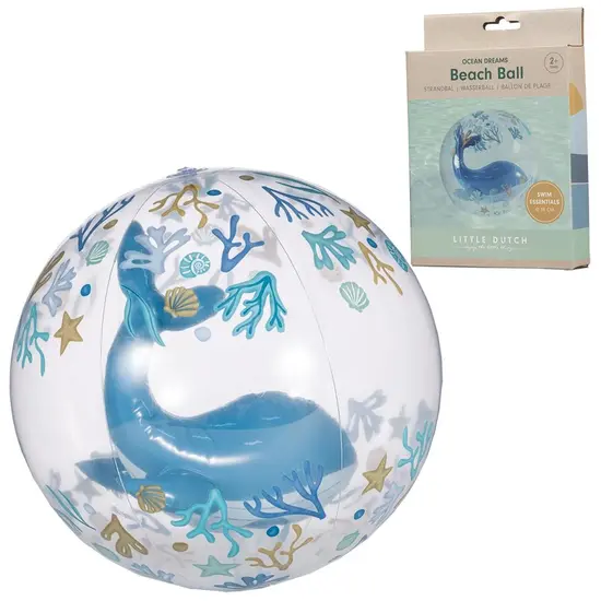Little Dutch Little Dutch | Ocean Dreams Strandball 3D Wal Blau