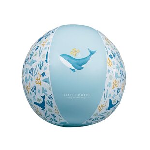 Little Dutch | Ballon de plage Ocean Dreams Bleu 35 cm