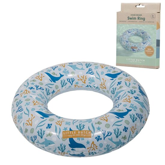 Little Dutch Little Dutch | Ocean Dreams Schwimmring Blau 50 cm