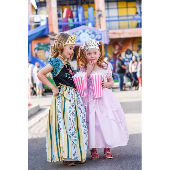 Little Adventures Little Adventures | Verkleed Jurk Royal Pink Princess