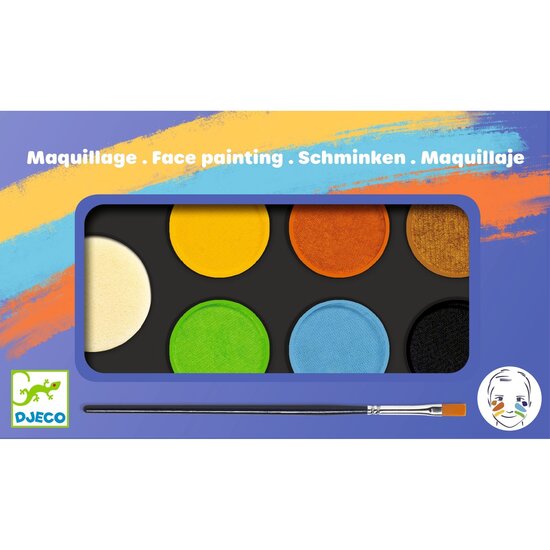 Djeco Djeco | Body Paint - Palette 6 colours - nature