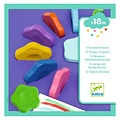 Djeco Djeco flower crayons 12pcs