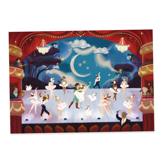 Djeco Djeco | + 100 Transfer Stickers and 3 Large Decors Young Ballet Dancers from the Opera