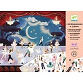 Djeco Djeco | + 100 Transfer Stickers and 3 Large Decors Young Ballet Dancers from the Opera