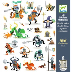 Djeco | 160 Metallic Stickers Ridders