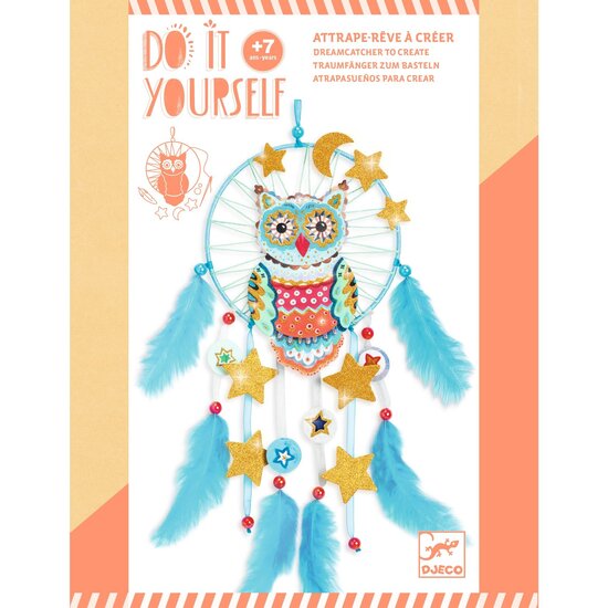Djeco Djeco | Fabriquer soi-même un capteur de rêves Golden Owl