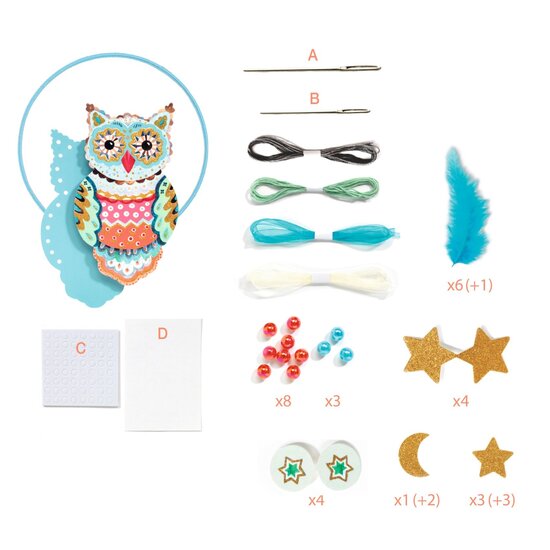 Djeco Djeco | Do It Yourself Dromenvanger Maken Golden Owl