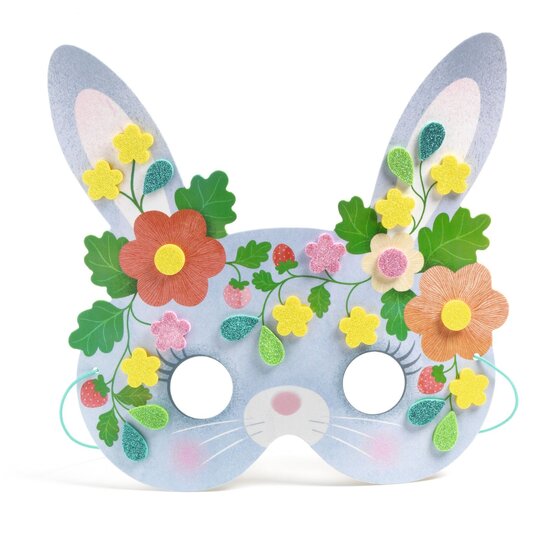 Djeco Djeco | Do It Yourself 8 Mosaikmasken zum Verzieren Waldtiere