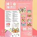 Djeco Djeco | Do It Yourself 8 Mosaikmasken zum Verzieren Waldtiere