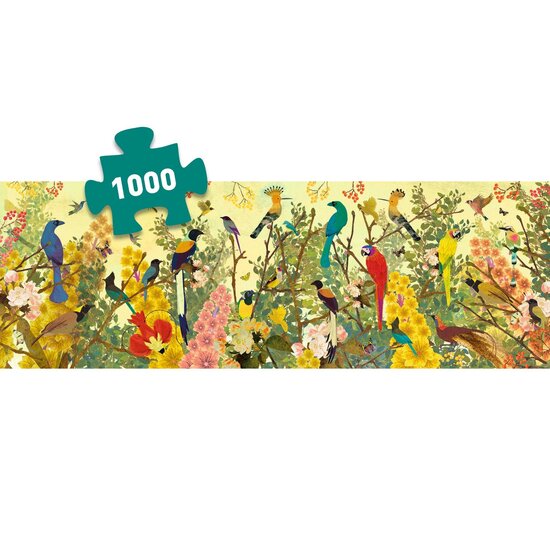 Djeco Djeco | Puzzle Peaceful Birds 1000 Teile