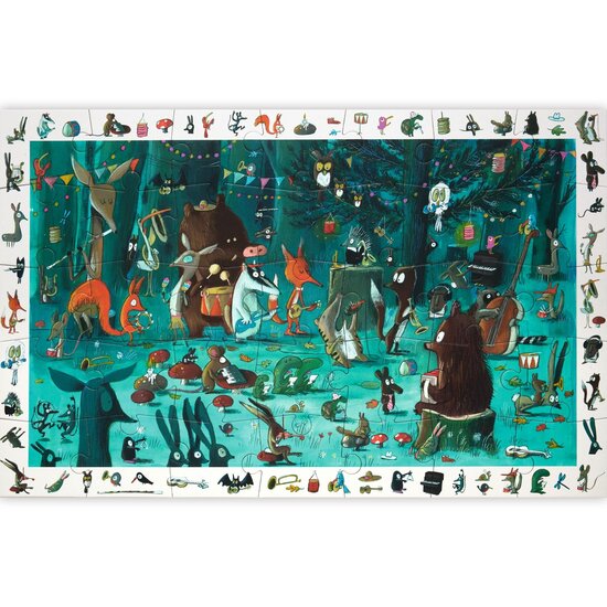 Djeco Djeco | Observatiepuzzel The orchestra 35 Stuks