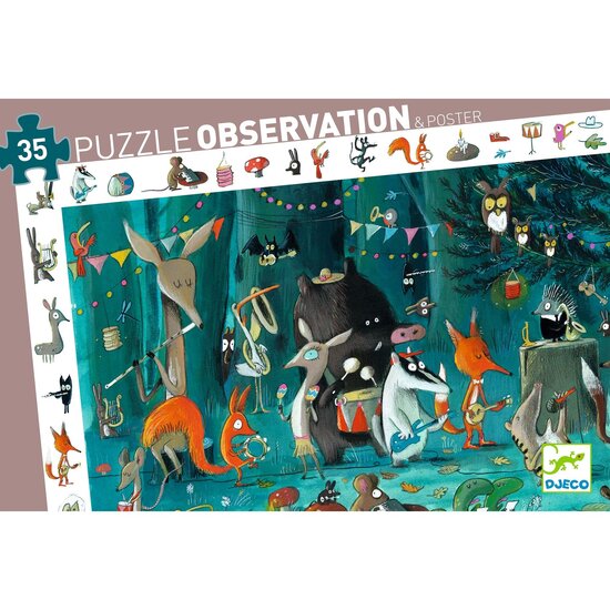 Djeco Djeco | Observation puzzle The orchestra 35 pieces