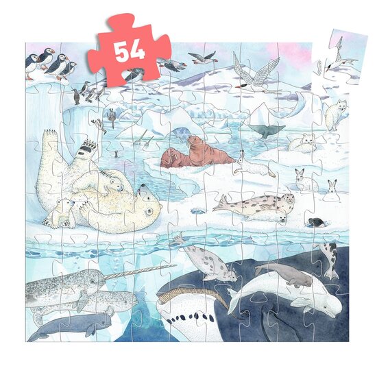 Djeco Djeco | Puzzel Zachte Poolwereld 54 Stuks