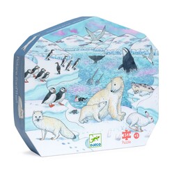 Djeco | Soft Polar World Puzzle, 54 pieces