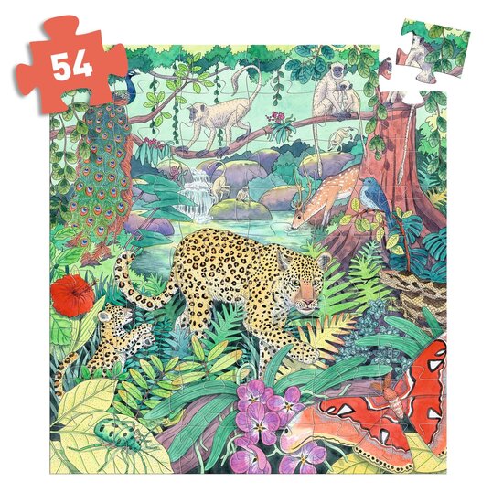 Djeco Djeco | Puzzel Indiase Jungle 54 Stuks
