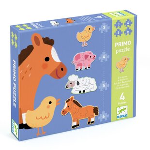 Djeco | Puzzel Primo Op De Boerderij