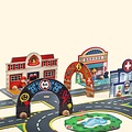 Djeco Djeco | Crazy Motors Puzzl'Up Giant City 34 Pieces
