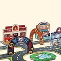 Djeco Djeco | Crazy Motors Puzzl'Up Riese Stadt 34 Teile