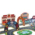 Djeco Djeco | Crazy Motors Puzzl'Up Riese Stadt 34 Teile