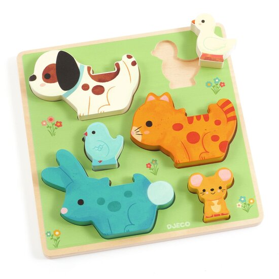 Djeco Djeco | Puzz & Play Friends Holzpuzzle